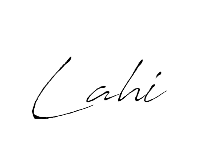 Antro_Vectra is a professional signature style that is perfect for those who want to add a touch of class to their signature. It is also a great choice for those who want to make their signature more unique. Get Lahi name to fancy signature for free. Lahi signature style 6 images and pictures png