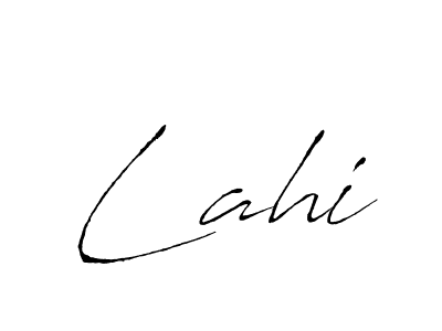 Antro_Vectra is a professional signature style that is perfect for those who want to add a touch of class to their signature. It is also a great choice for those who want to make their signature more unique. Get Lahi name to fancy signature for free. Lahi signature style 6 images and pictures png