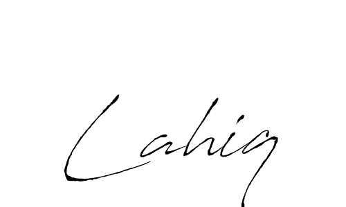 You should practise on your own different ways (Antro_Vectra) to write your name (Lahiq) in signature. don't let someone else do it for you. Lahiq signature style 6 images and pictures png
