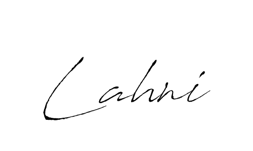 How to Draw Lahni signature style? Antro_Vectra is a latest design signature styles for name Lahni. Lahni signature style 6 images and pictures png