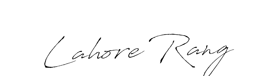 The best way (Antro_Vectra) to make a short signature is to pick only two or three words in your name. The name Lahore Rang include a total of six letters. For converting this name. Lahore Rang signature style 6 images and pictures png