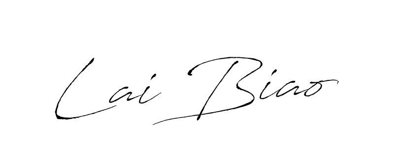 Design your own signature with our free online signature maker. With this signature software, you can create a handwritten (Antro_Vectra) signature for name Lai Biao. Lai Biao signature style 6 images and pictures png