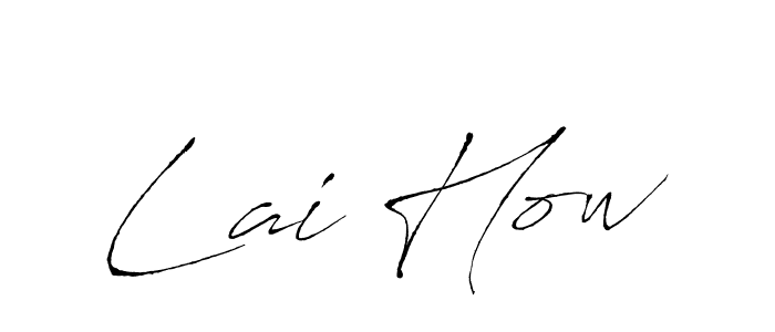 Also You can easily find your signature by using the search form. We will create Lai How name handwritten signature images for you free of cost using Antro_Vectra sign style. Lai How signature style 6 images and pictures png