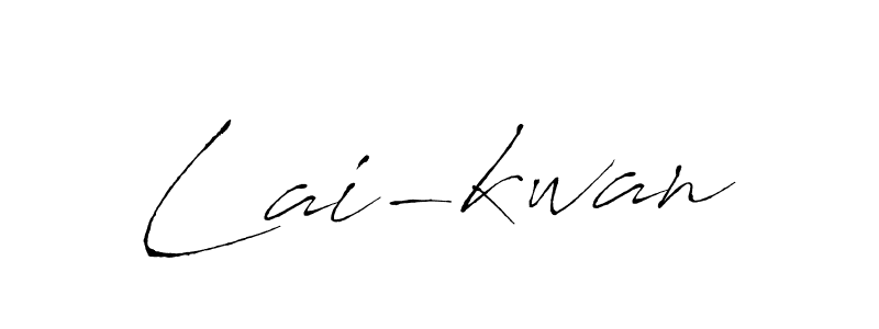 Lai-kwan stylish signature style. Best Handwritten Sign (Antro_Vectra) for my name. Handwritten Signature Collection Ideas for my name Lai-kwan. Lai-kwan signature style 6 images and pictures png
