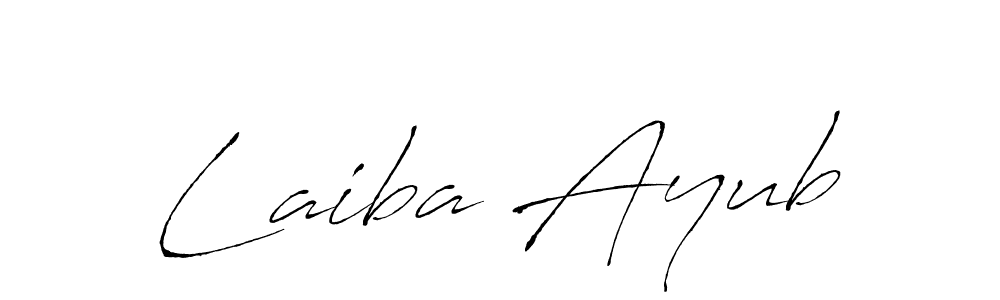 You should practise on your own different ways (Antro_Vectra) to write your name (Laiba Ayub) in signature. don't let someone else do it for you. Laiba Ayub signature style 6 images and pictures png