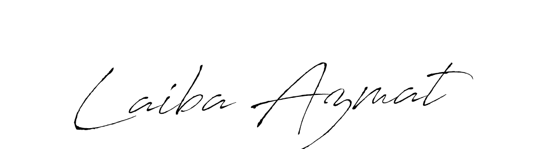 Also we have Laiba Azmat name is the best signature style. Create professional handwritten signature collection using Antro_Vectra autograph style. Laiba Azmat signature style 6 images and pictures png