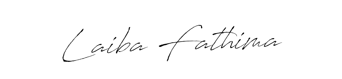 Use a signature maker to create a handwritten signature online. With this signature software, you can design (Antro_Vectra) your own signature for name Laiba Fathima. Laiba Fathima signature style 6 images and pictures png