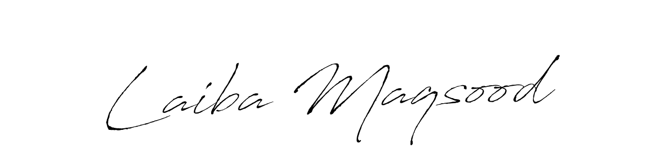 Use a signature maker to create a handwritten signature online. With this signature software, you can design (Antro_Vectra) your own signature for name Laiba Maqsood. Laiba Maqsood signature style 6 images and pictures png