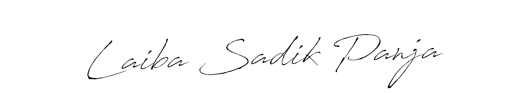 Make a beautiful signature design for name Laiba Sadik Panja. Use this online signature maker to create a handwritten signature for free. Laiba Sadik Panja signature style 6 images and pictures png