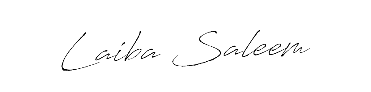 How to make Laiba Saleem name signature. Use Antro_Vectra style for creating short signs online. This is the latest handwritten sign. Laiba Saleem signature style 6 images and pictures png