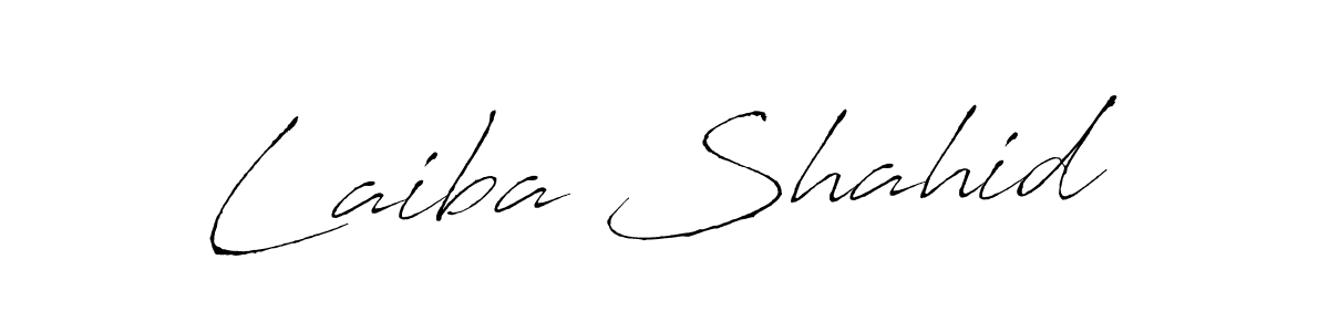 Make a beautiful signature design for name Laiba Shahid. Use this online signature maker to create a handwritten signature for free. Laiba Shahid signature style 6 images and pictures png