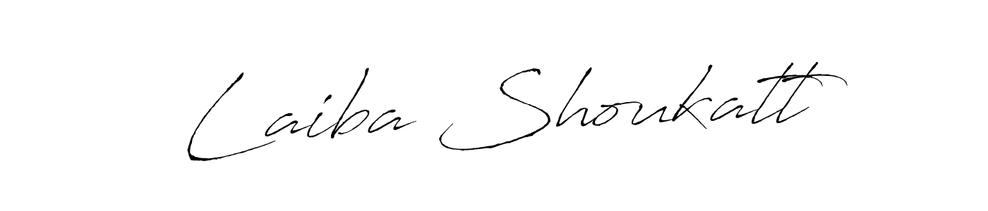 Create a beautiful signature design for name Laiba Shoukatt. With this signature (Antro_Vectra) fonts, you can make a handwritten signature for free. Laiba Shoukatt signature style 6 images and pictures png