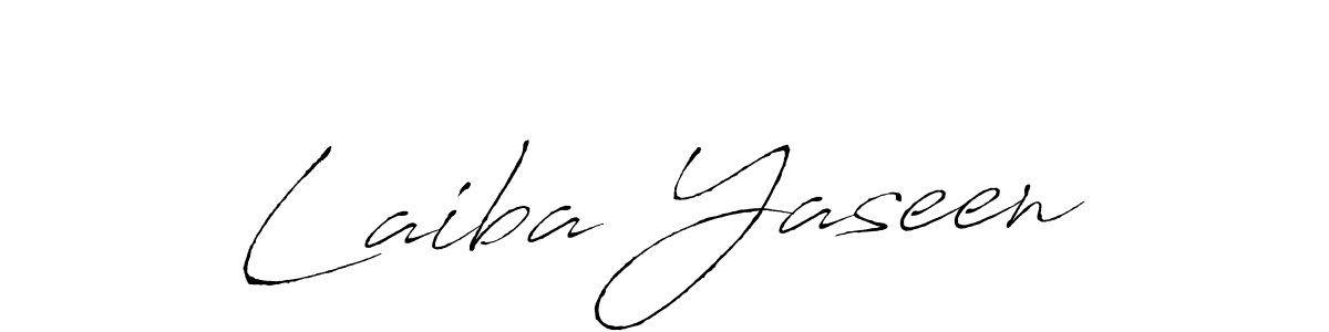 Laiba Yaseen stylish signature style. Best Handwritten Sign (Antro_Vectra) for my name. Handwritten Signature Collection Ideas for my name Laiba Yaseen. Laiba Yaseen signature style 6 images and pictures png