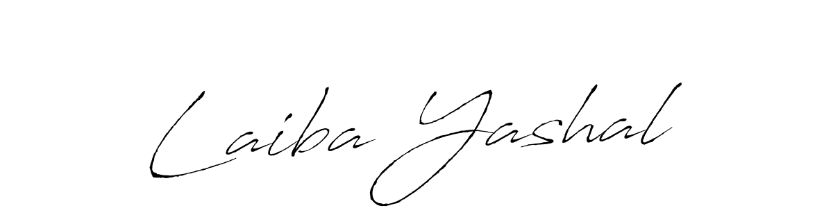 Also we have Laiba Yashal name is the best signature style. Create professional handwritten signature collection using Antro_Vectra autograph style. Laiba Yashal signature style 6 images and pictures png