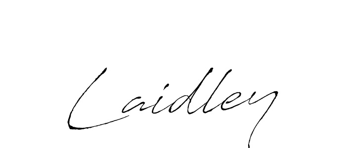 Use a signature maker to create a handwritten signature online. With this signature software, you can design (Antro_Vectra) your own signature for name Laidley. Laidley signature style 6 images and pictures png