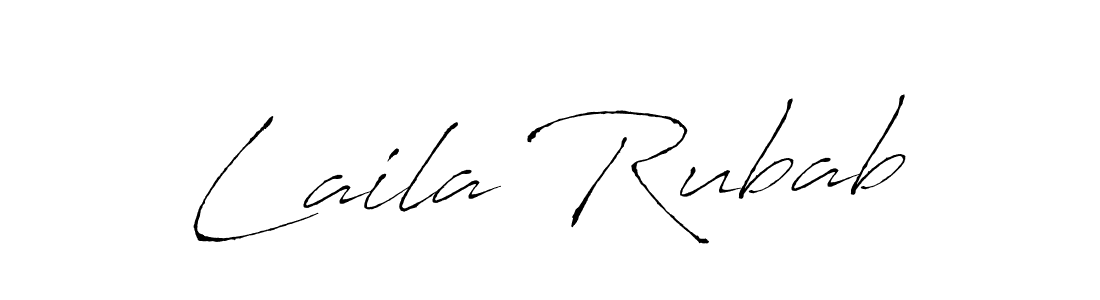 Design your own signature with our free online signature maker. With this signature software, you can create a handwritten (Antro_Vectra) signature for name Laila Rubab. Laila Rubab signature style 6 images and pictures png