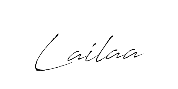 Design your own signature with our free online signature maker. With this signature software, you can create a handwritten (Antro_Vectra) signature for name Lailaa. Lailaa signature style 6 images and pictures png