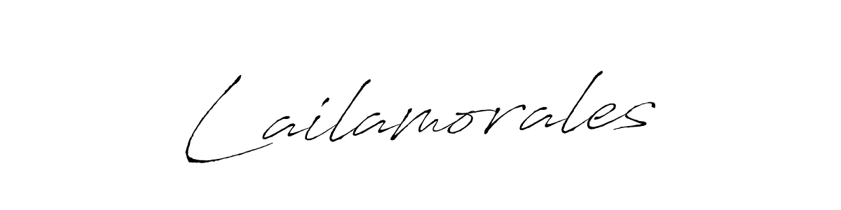 Create a beautiful signature design for name Lailamorales. With this signature (Antro_Vectra) fonts, you can make a handwritten signature for free. Lailamorales signature style 6 images and pictures png