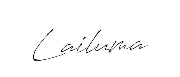 Also we have Lailuma name is the best signature style. Create professional handwritten signature collection using Antro_Vectra autograph style. Lailuma signature style 6 images and pictures png