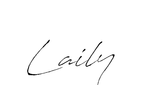 Make a beautiful signature design for name Laily. With this signature (Antro_Vectra) style, you can create a handwritten signature for free. Laily signature style 6 images and pictures png