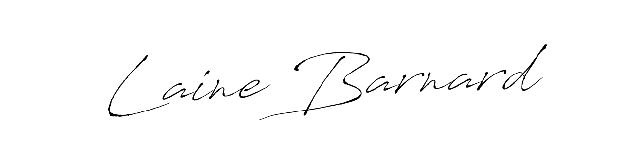 Use a signature maker to create a handwritten signature online. With this signature software, you can design (Antro_Vectra) your own signature for name Laine Barnard. Laine Barnard signature style 6 images and pictures png