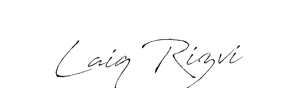 Use a signature maker to create a handwritten signature online. With this signature software, you can design (Antro_Vectra) your own signature for name Laiq Rizvi. Laiq Rizvi signature style 6 images and pictures png