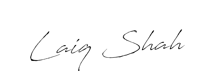 The best way (Antro_Vectra) to make a short signature is to pick only two or three words in your name. The name Laiq Shah include a total of six letters. For converting this name. Laiq Shah signature style 6 images and pictures png