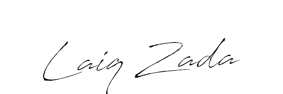 Design your own signature with our free online signature maker. With this signature software, you can create a handwritten (Antro_Vectra) signature for name Laiq Zada. Laiq Zada signature style 6 images and pictures png