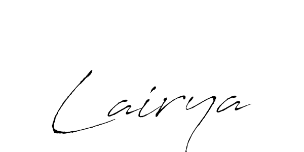 Lairya stylish signature style. Best Handwritten Sign (Antro_Vectra) for my name. Handwritten Signature Collection Ideas for my name Lairya. Lairya signature style 6 images and pictures png