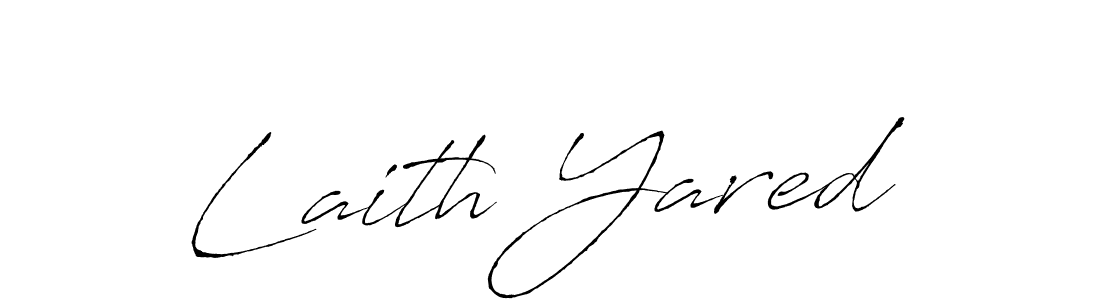 Design your own signature with our free online signature maker. With this signature software, you can create a handwritten (Antro_Vectra) signature for name Laith Yared. Laith Yared signature style 6 images and pictures png