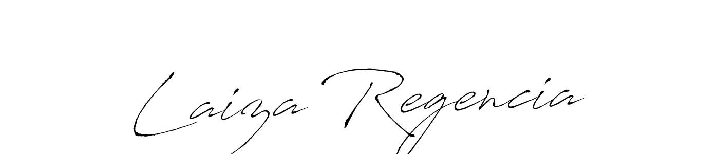 Create a beautiful signature design for name Laiza Regencia. With this signature (Antro_Vectra) fonts, you can make a handwritten signature for free. Laiza Regencia signature style 6 images and pictures png