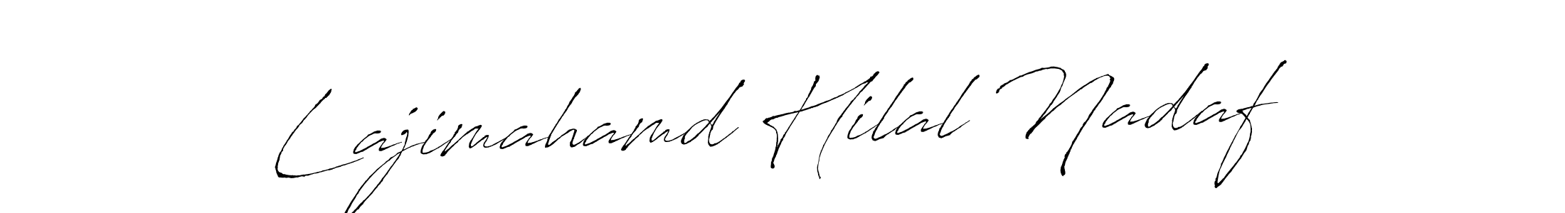 Here are the top 10 professional signature styles for the name Lajimahamd Hilal Nadaf. These are the best autograph styles you can use for your name. Lajimahamd Hilal Nadaf signature style 6 images and pictures png