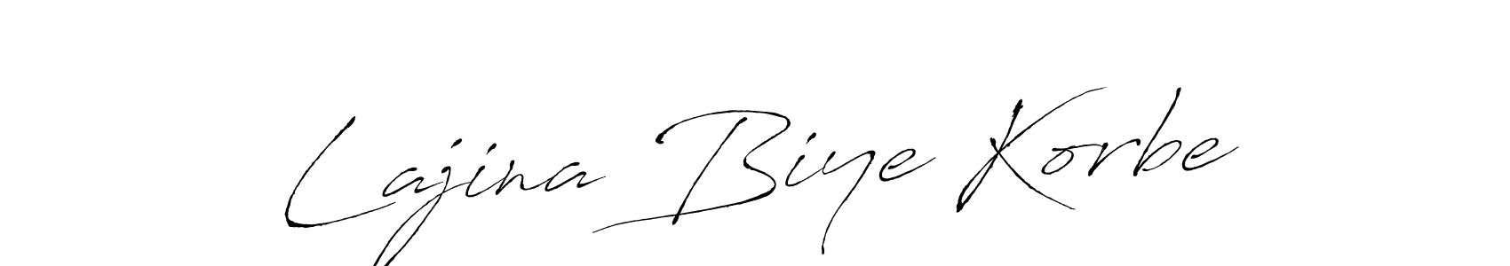Also You can easily find your signature by using the search form. We will create Lajina Biye Korbe name handwritten signature images for you free of cost using Antro_Vectra sign style. Lajina Biye Korbe signature style 6 images and pictures png