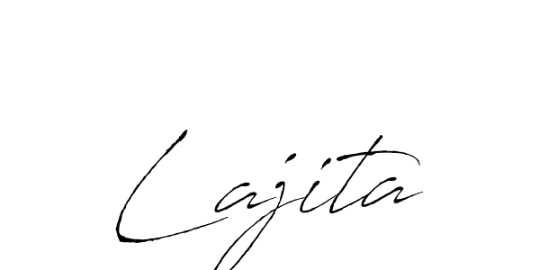 Use a signature maker to create a handwritten signature online. With this signature software, you can design (Antro_Vectra) your own signature for name Lajita. Lajita signature style 6 images and pictures png