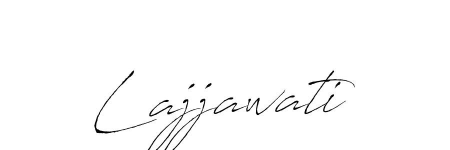 Make a beautiful signature design for name Lajjawati. With this signature (Antro_Vectra) style, you can create a handwritten signature for free. Lajjawati signature style 6 images and pictures png