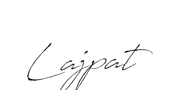 How to make Lajpat signature? Antro_Vectra is a professional autograph style. Create handwritten signature for Lajpat name. Lajpat signature style 6 images and pictures png