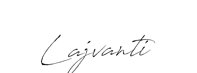 Make a beautiful signature design for name Lajvanti. With this signature (Antro_Vectra) style, you can create a handwritten signature for free. Lajvanti signature style 6 images and pictures png