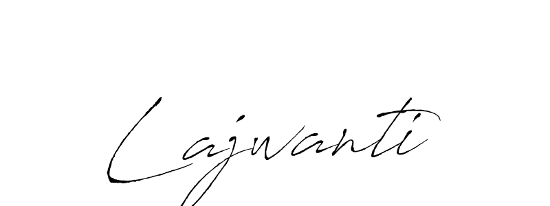 How to make Lajwanti name signature. Use Antro_Vectra style for creating short signs online. This is the latest handwritten sign. Lajwanti signature style 6 images and pictures png