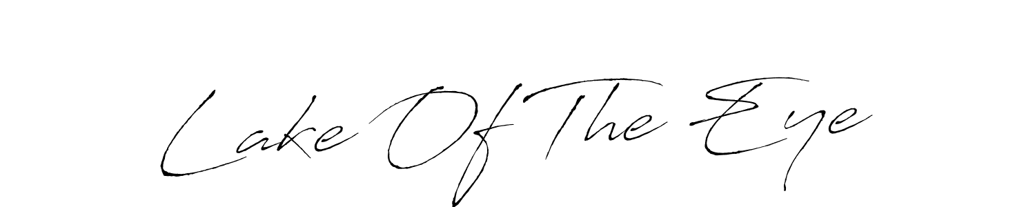 Make a beautiful signature design for name Lake Of The Eye. With this signature (Antro_Vectra) style, you can create a handwritten signature for free. Lake Of The Eye signature style 6 images and pictures png