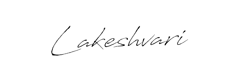 How to make Lakeshvari name signature. Use Antro_Vectra style for creating short signs online. This is the latest handwritten sign. Lakeshvari signature style 6 images and pictures png