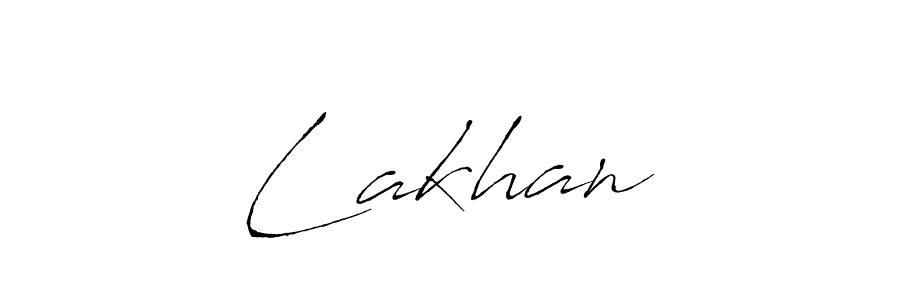 How to make Lakhan। signature? Antro_Vectra is a professional autograph style. Create handwritten signature for Lakhan। name. Lakhan। signature style 6 images and pictures png