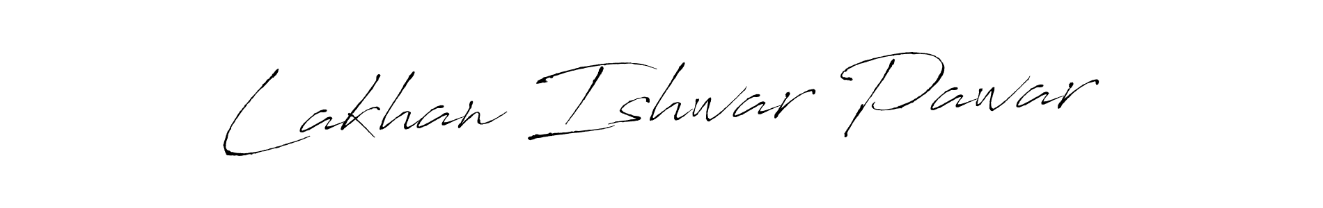 Make a beautiful signature design for name Lakhan Ishwar Pawar. With this signature (Antro_Vectra) style, you can create a handwritten signature for free. Lakhan Ishwar Pawar signature style 6 images and pictures png