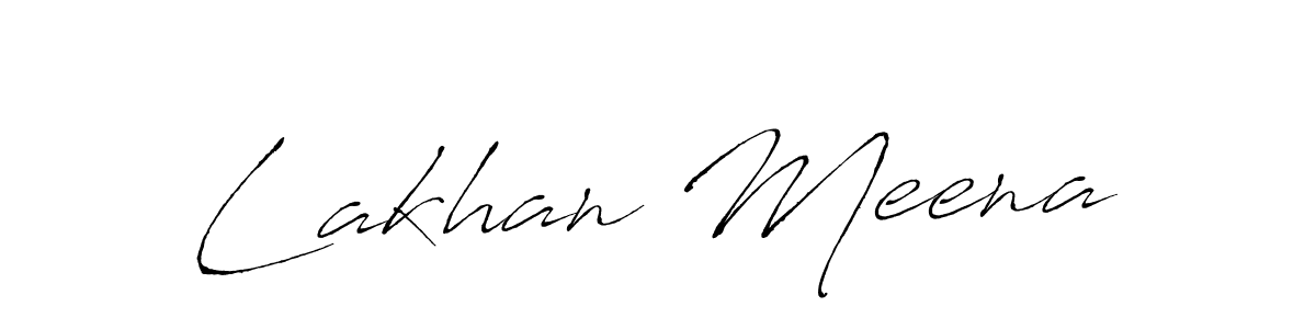 Design your own signature with our free online signature maker. With this signature software, you can create a handwritten (Antro_Vectra) signature for name Lakhan Meena. Lakhan Meena signature style 6 images and pictures png