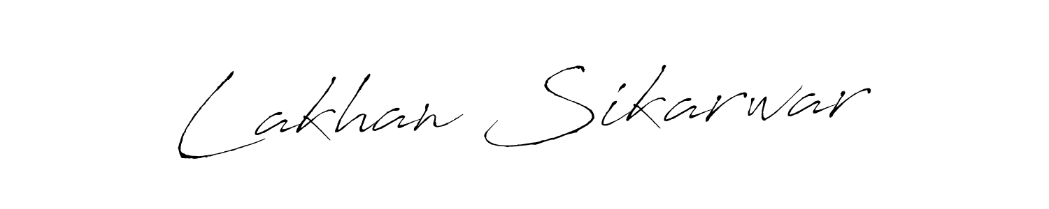 Similarly Antro_Vectra is the best handwritten signature design. Signature creator online .You can use it as an online autograph creator for name Lakhan Sikarwar. Lakhan Sikarwar signature style 6 images and pictures png