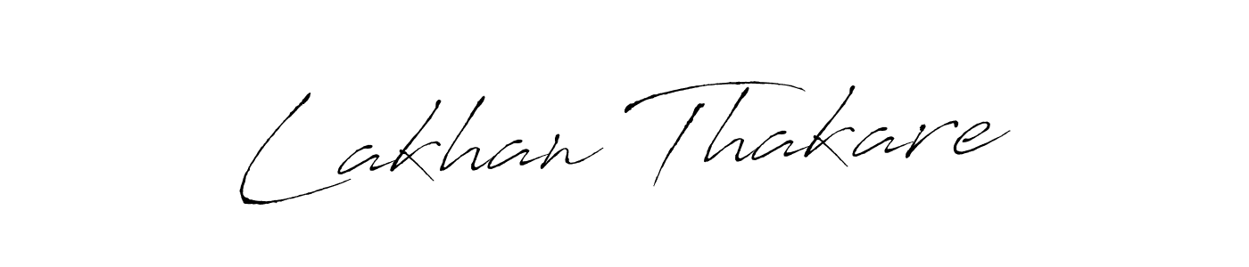 Make a beautiful signature design for name Lakhan Thakare. With this signature (Antro_Vectra) style, you can create a handwritten signature for free. Lakhan Thakare signature style 6 images and pictures png