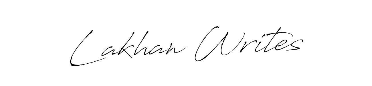 Also You can easily find your signature by using the search form. We will create Lakhan Writes name handwritten signature images for you free of cost using Antro_Vectra sign style. Lakhan Writes signature style 6 images and pictures png