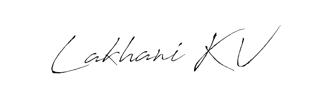 Create a beautiful signature design for name Lakhani K V. With this signature (Antro_Vectra) fonts, you can make a handwritten signature for free. Lakhani K V signature style 6 images and pictures png