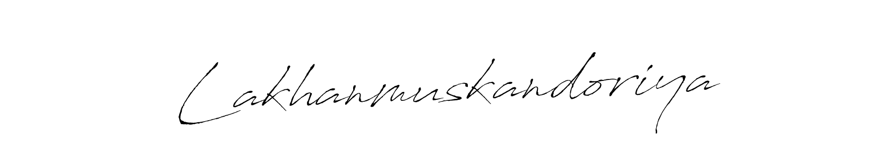 if you are searching for the best signature style for your name Lakhanmuskandoriya. so please give up your signature search. here we have designed multiple signature styles  using Antro_Vectra. Lakhanmuskandoriya signature style 6 images and pictures png