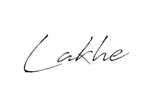 Also we have Lakhe name is the best signature style. Create professional handwritten signature collection using Antro_Vectra autograph style. Lakhe signature style 6 images and pictures png