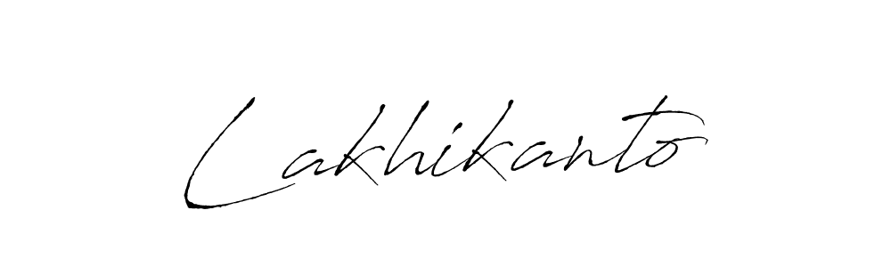 Also You can easily find your signature by using the search form. We will create Lakhikanto name handwritten signature images for you free of cost using Antro_Vectra sign style. Lakhikanto signature style 6 images and pictures png